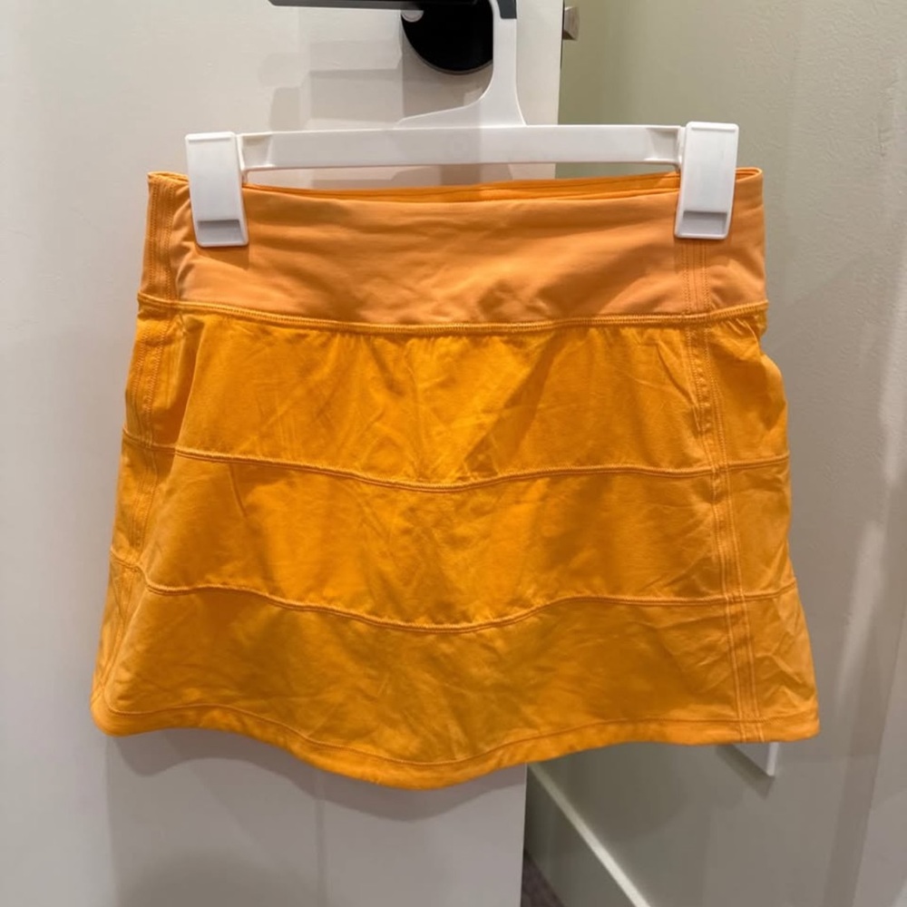 Lululemon Pace Rival Mid-Rise Skirt- Mango Dream